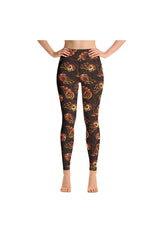 Paisley Spark Yoga Leggings - Objet D'Art
