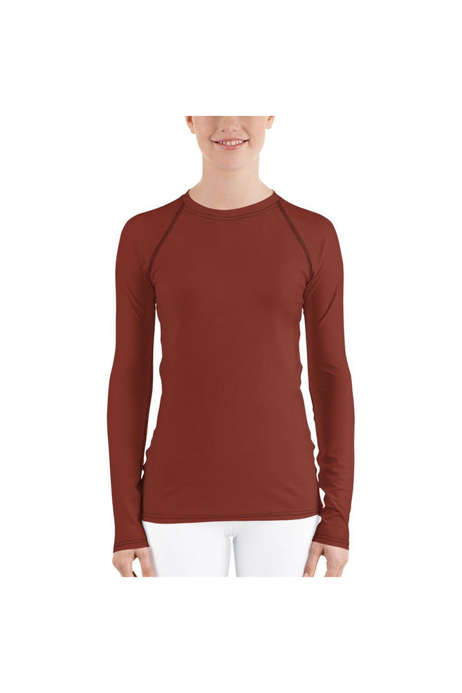 Rust Women's Rash Guard - Objet D'Art