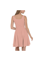 Coral Pink Skater Dress - Objet D'Art