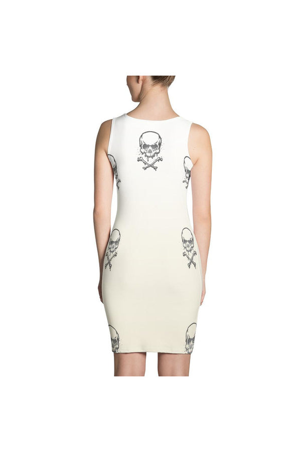 Skull Face Sublimation  Dress - Objet D'Art