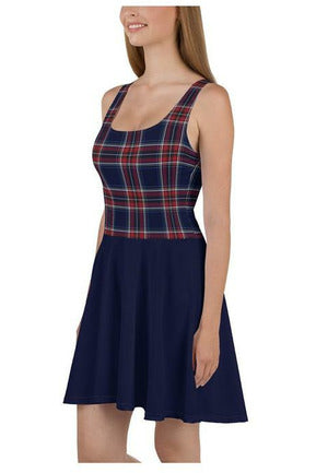 Klipspringer Tartan Skater Dress - Objet D'Art