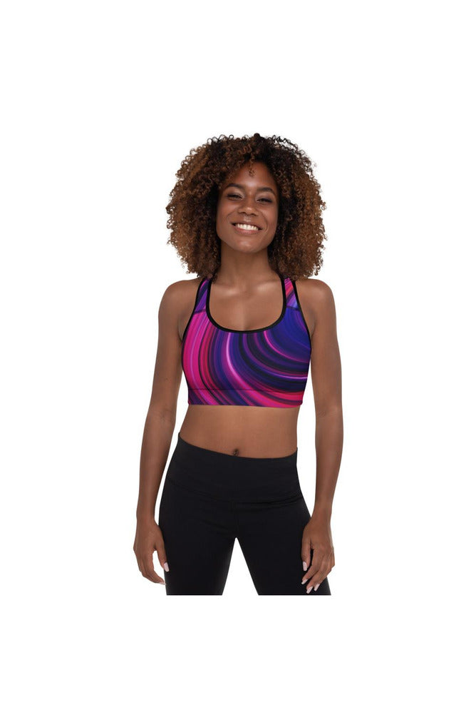 Liquid Colors Padded Sports Bra - Objet D'Art