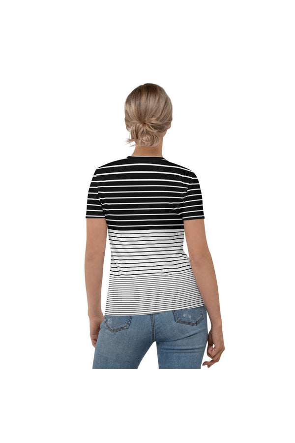 Variable Striped Women's T-shirt - Objet D'Art