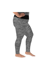 Charcoal Gray Streamline Plus Size Leggings - Objet D'Art