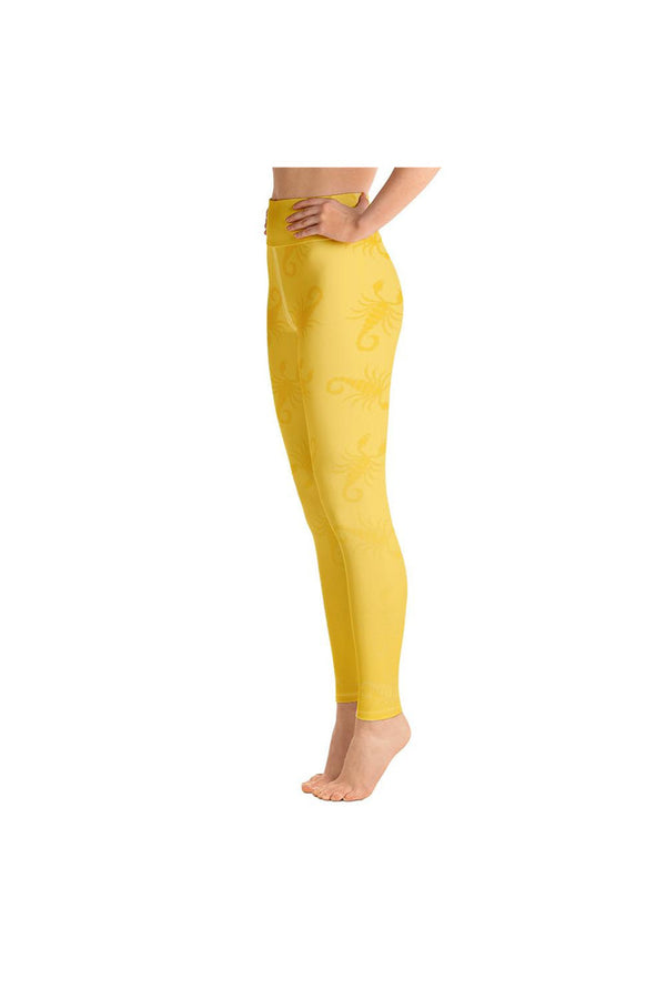 Golden Scorpion Yoga Leggings - Objet D'Art