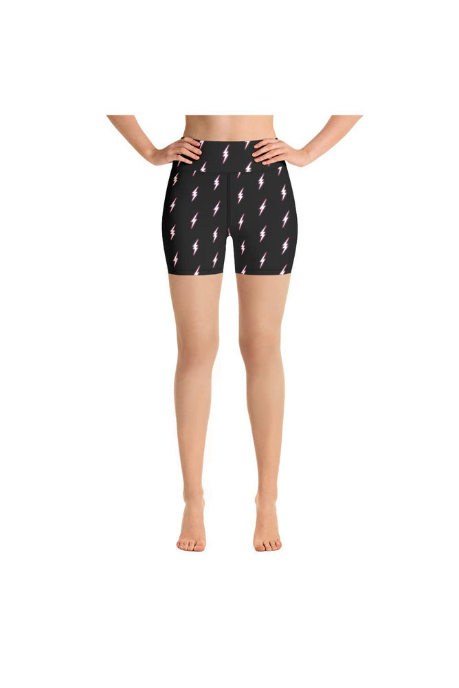 Lightning Bolt Yoga Shorts - Objet D'Art