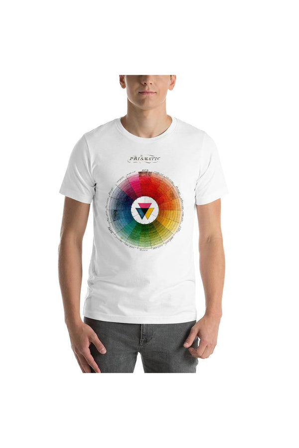 Vintage Color Wheel Short-Sleeve Unisex T-Shirt - Objet D'Art