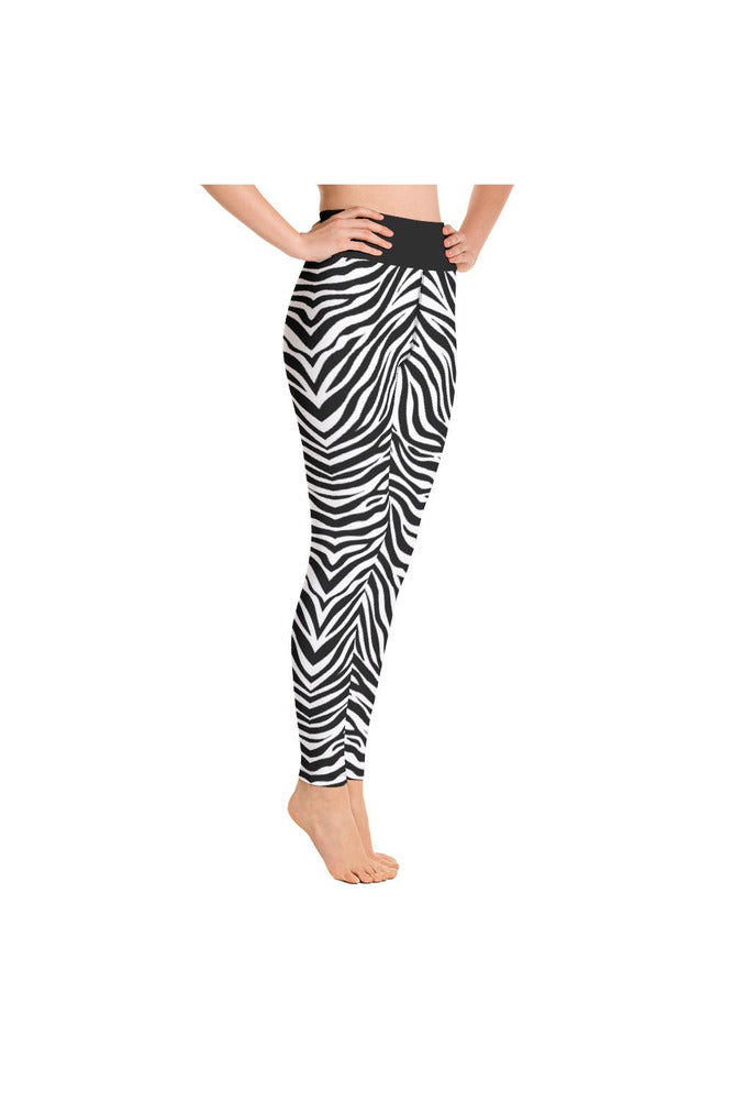 Zebra Print Yoga Leggings - Objet D'Art