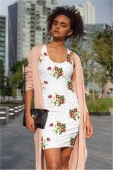 Floral Polka dots Sublimation Cut & Sew Dress - Objet D'Art