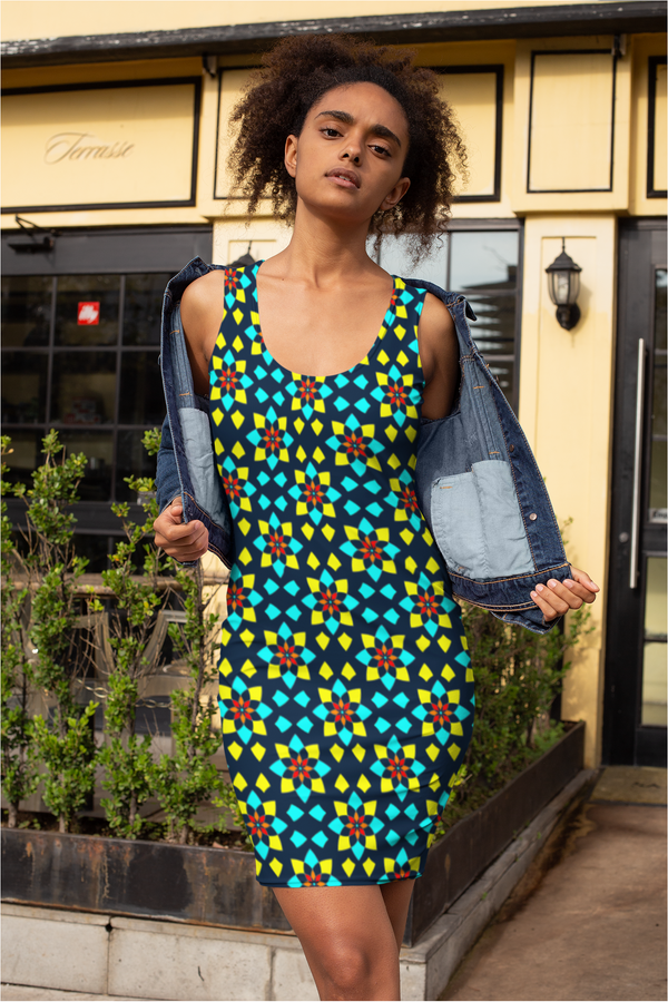 Blooming Mandalas Sublimation Cut & Sew Dress - Objet D'Art