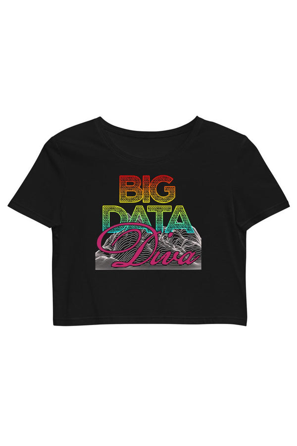 Big Data Diva Organic Crop Top - Objet D'Art