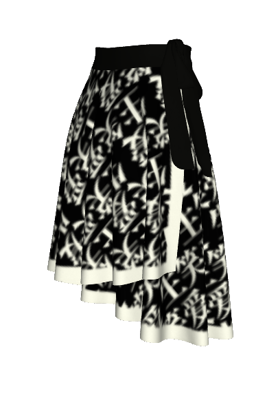 Live Laugh Love Wrap  生笑爱 Skirt - Objet D'Art