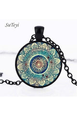 Henna Crystal Mandala Earrings - Objet D'Art