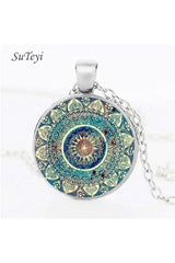 Henna Crystal Mandala Earrings - Objet D'Art