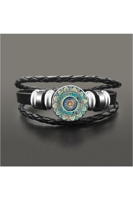 Henna Crystal Mandala Earrings - Objet D'Art
