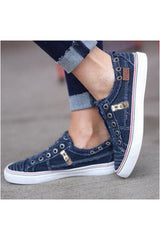 Denim Casual Shoes - Objet D'Art