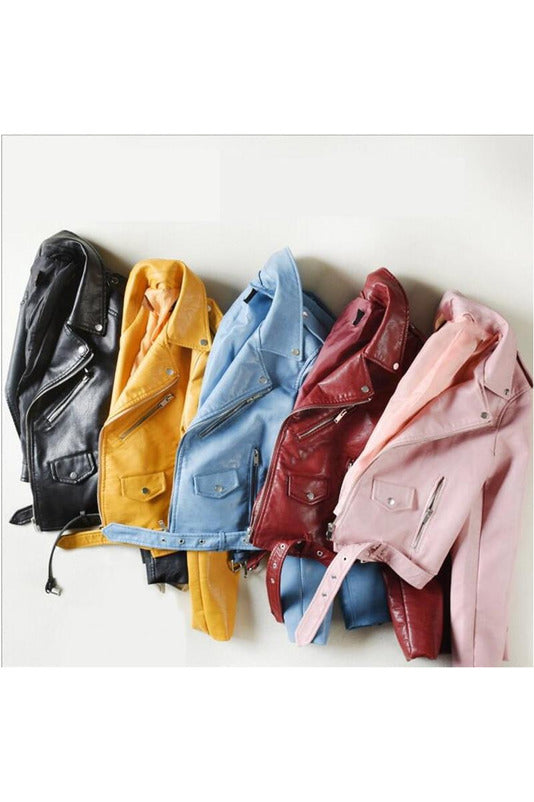 Soft Leather Biker Women Jacket - Objet D'Art