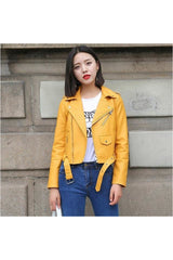Soft Leather Biker Women Jacket - Objet D'Art