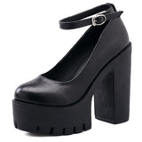 Korshunova Platform high-heeled Round Toe Shoes - Objet D'Art