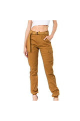Pantalon cargo de sport taille haute pour femme Pantalon décontracté d'extérieur Pantalon - Objet D'Art