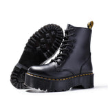 Chuncky Heel Platform Boots - Objet D'Art