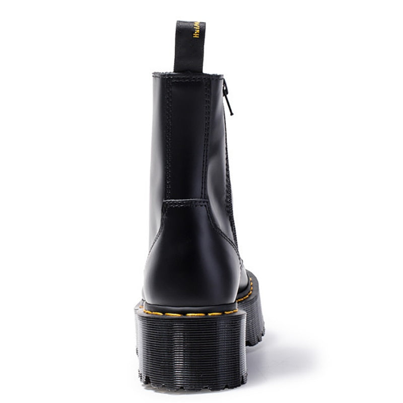 Chuncky Heel Platform Boots - Objet D'Art