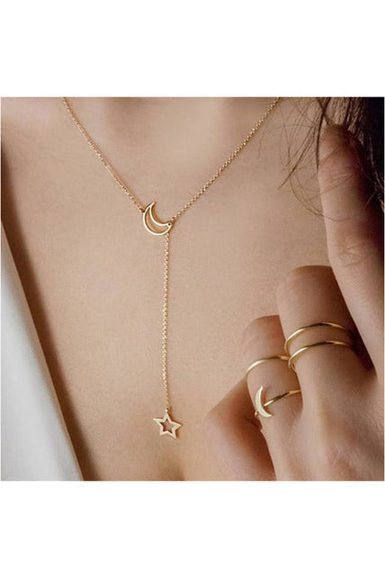 Tiny Heart Necklace for Women SHORT Chain Heart star Pendant Necklace Gift Ethnic Bohemian Choker Necklace drop shipping A64 - Objet D'Art