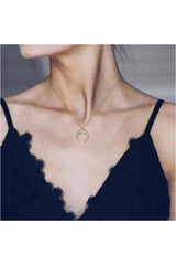 Tiny Heart Necklace for Women SHORT Chain Heart star Pendant Necklace Gift Ethnic Bohemian Choker Necklace drop shipping A64 - Objet D'Art