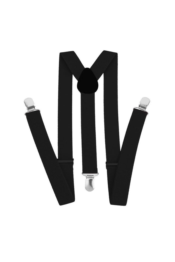 Adjustable Elasticated Adult Suspender Straps Y Shape Clip-on - Objet D'Art