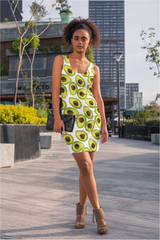 Avocado Appeal Sublimation Cut & Sew Dress - Objet D'Art