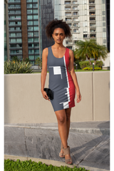 Bauhaus Emblem Bodycon Dress - Objet D'Art