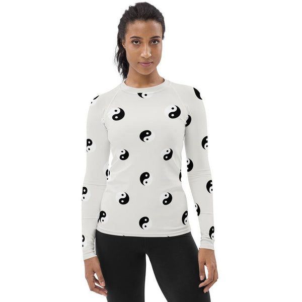 Yin Yang Women's Rash Guard - Objet D'Art