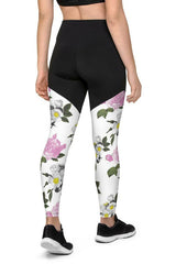 Floral Sports Leggings - Objet D'Art