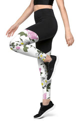 Floral Sports Leggings - Objet D'Art
