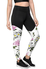 Floral Sports Leggings - Objet D'Art