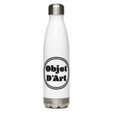 Objet D'Art Logo Stainless Steel Water Bottle - Objet D'Art