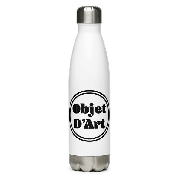 Objet D'Art Logo Stainless Steel Water Bottle - Objet D'Art
