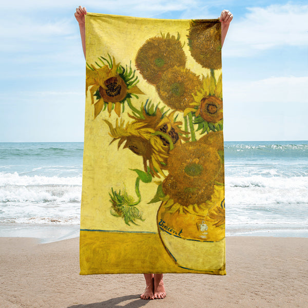 Van Gogh Sunflower Towel - Objet D'Art