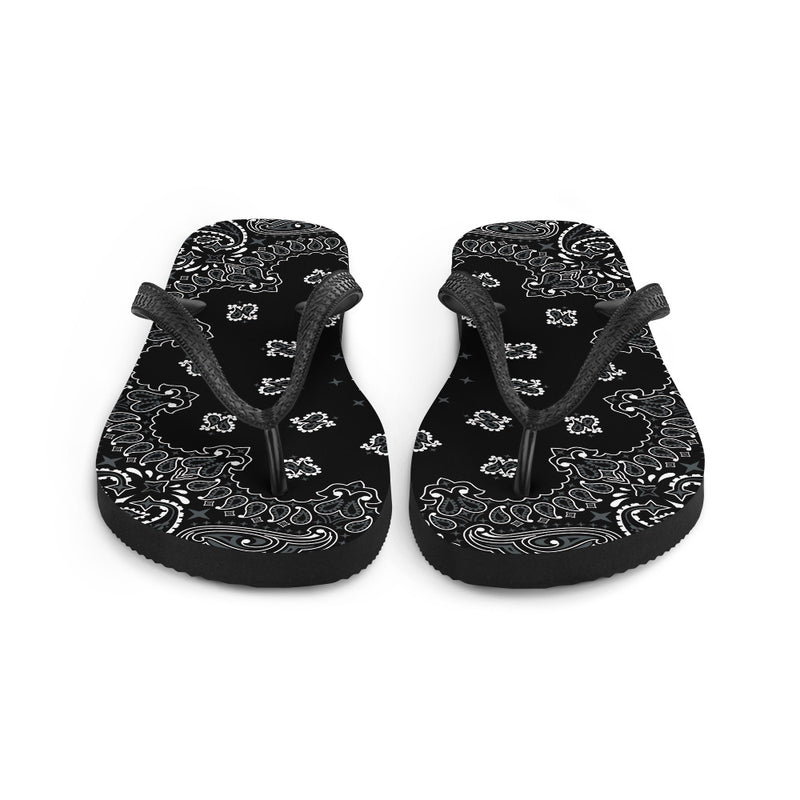 Midnight Bandana Flip-Flops - Objet D'Art