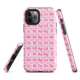 Pink Periodic Table of Elements Tough iPhone case - Objet D'Art