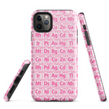 Pink Periodic Table of Elements Tough iPhone case - Objet D'Art