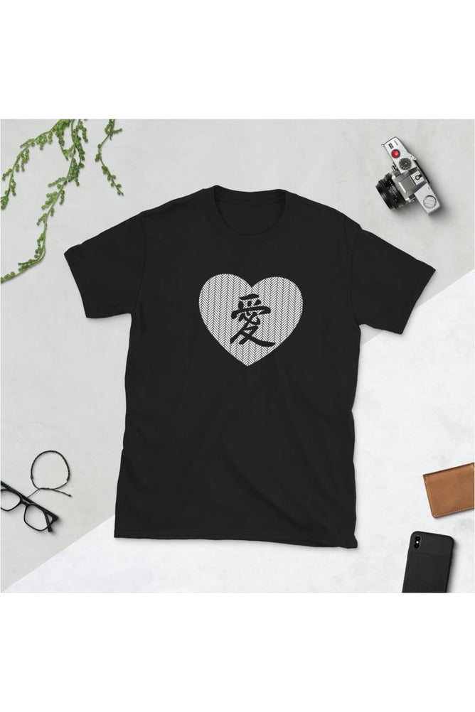 Love Hanzi & Kanji Short-Sleeve Unisex T-Shirt - Objet D'Art