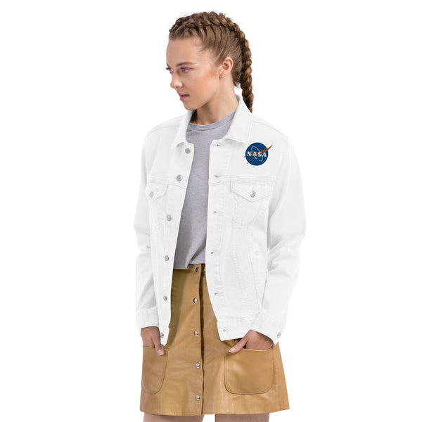 Space Enthusiast Unisex denim jacket - Objet D'Art