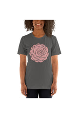 Pink Rose Short-Sleeve Unisex T-Shirt - Objet D'Art