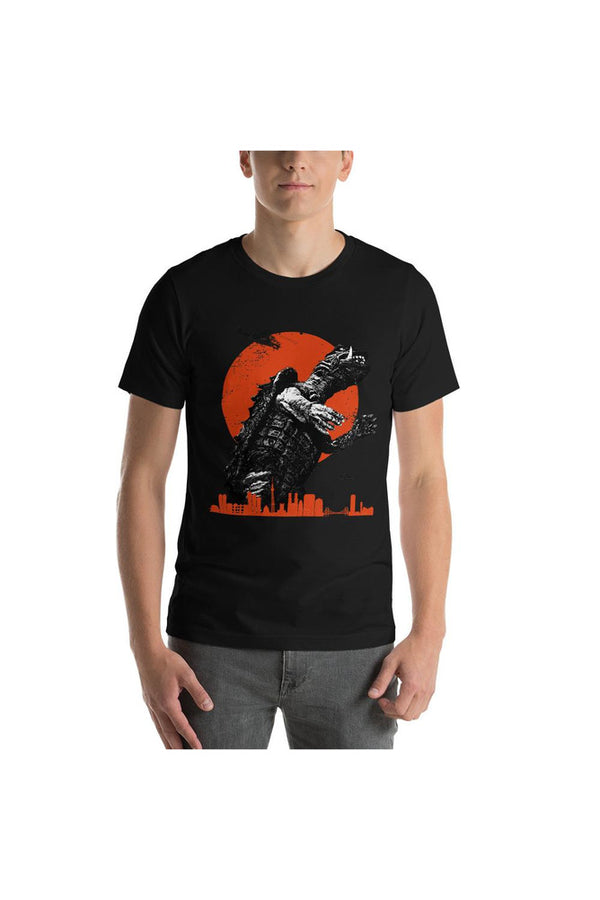 Gamera & Tokyo Skyline Short-Sleeve Unisex T-Shirt - Objet D'Art