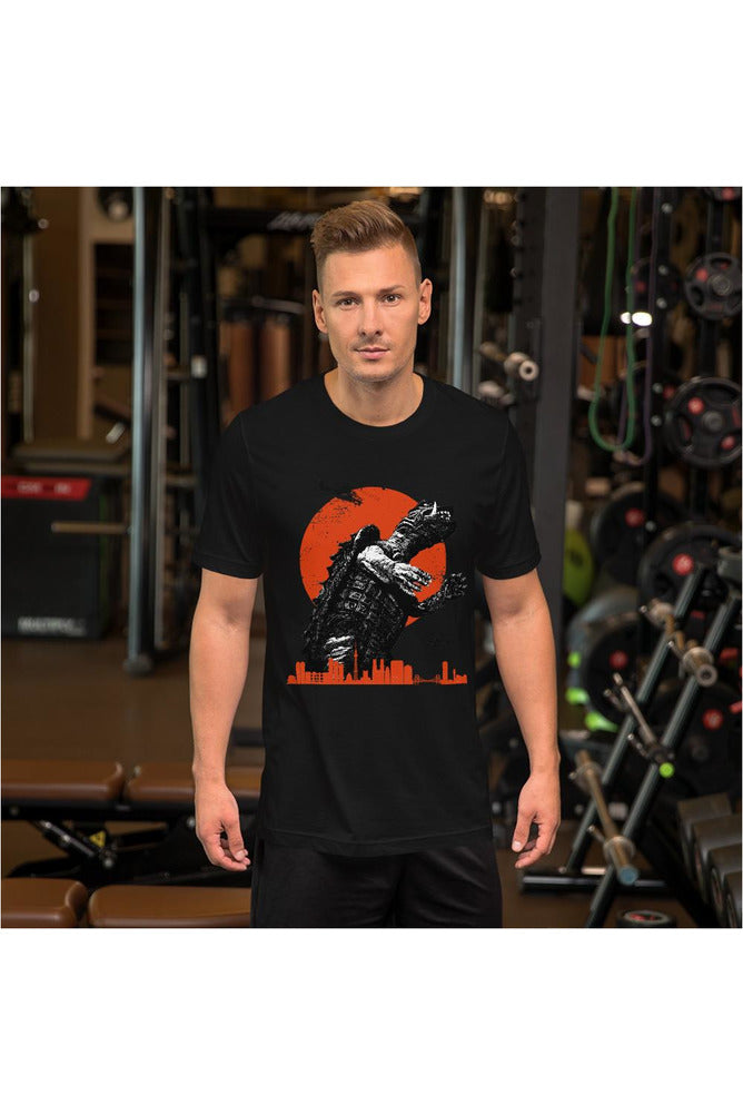 Gamera & Tokyo Skyline Short-Sleeve Unisex T-Shirt - Objet D'Art