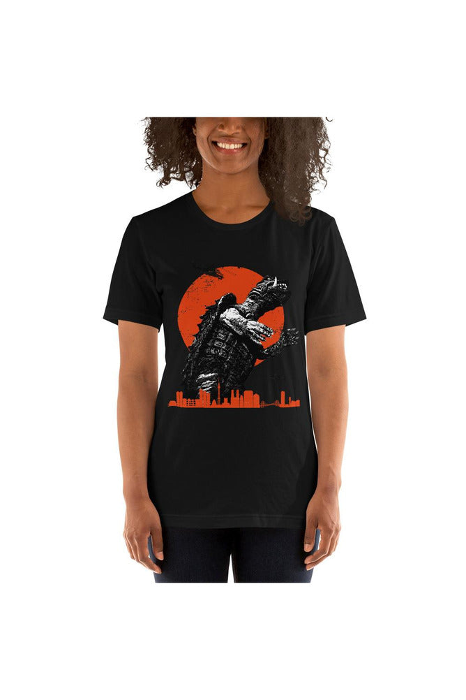 Gamera & Tokyo Skyline Short-Sleeve Unisex T-Shirt - Objet D'Art