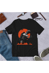 Gamera & Tokyo Skyline Short-Sleeve Unisex T-Shirt - Objet D'Art