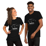 Aquarius Constellation Short-Sleeve Unisex T-Shirt - Objet D'Art
