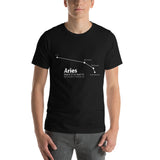 Camiseta unisex de manga corta de la constelación de Aries - Objet D'Art